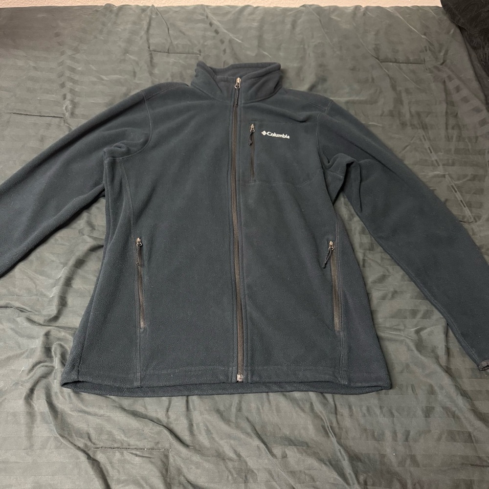 Columbia Black Full-Zip Fleece Jacket